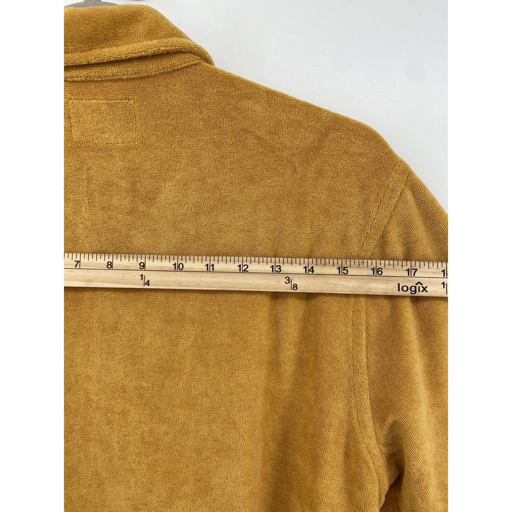 Todd Snyder Shirt Mens Medium Colorblock Terry Knit Short Sleeve Pockets Resort - Picture 7 of 9